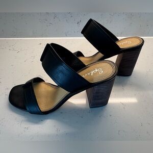 Splendid brand Black Block Heel Sandals